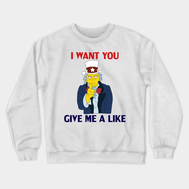 give me a like Crewneck Sweatshirt by ermagix